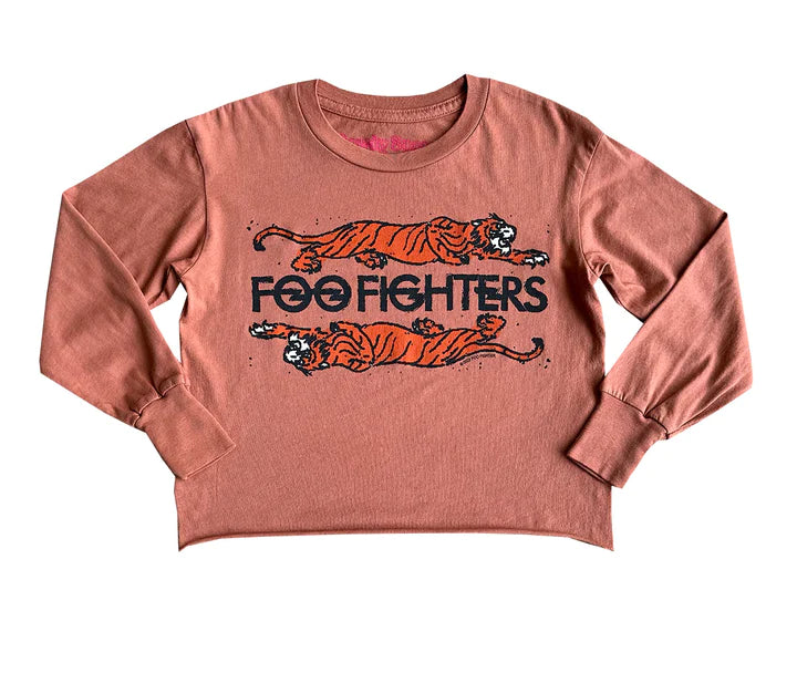 foo fighters organic not quite cropped tee aw23-Little Sprout