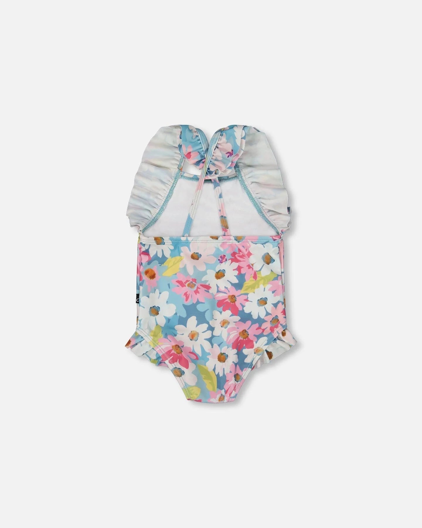 One-Piece Swimsuit - Printed Flowers-Little Sprout