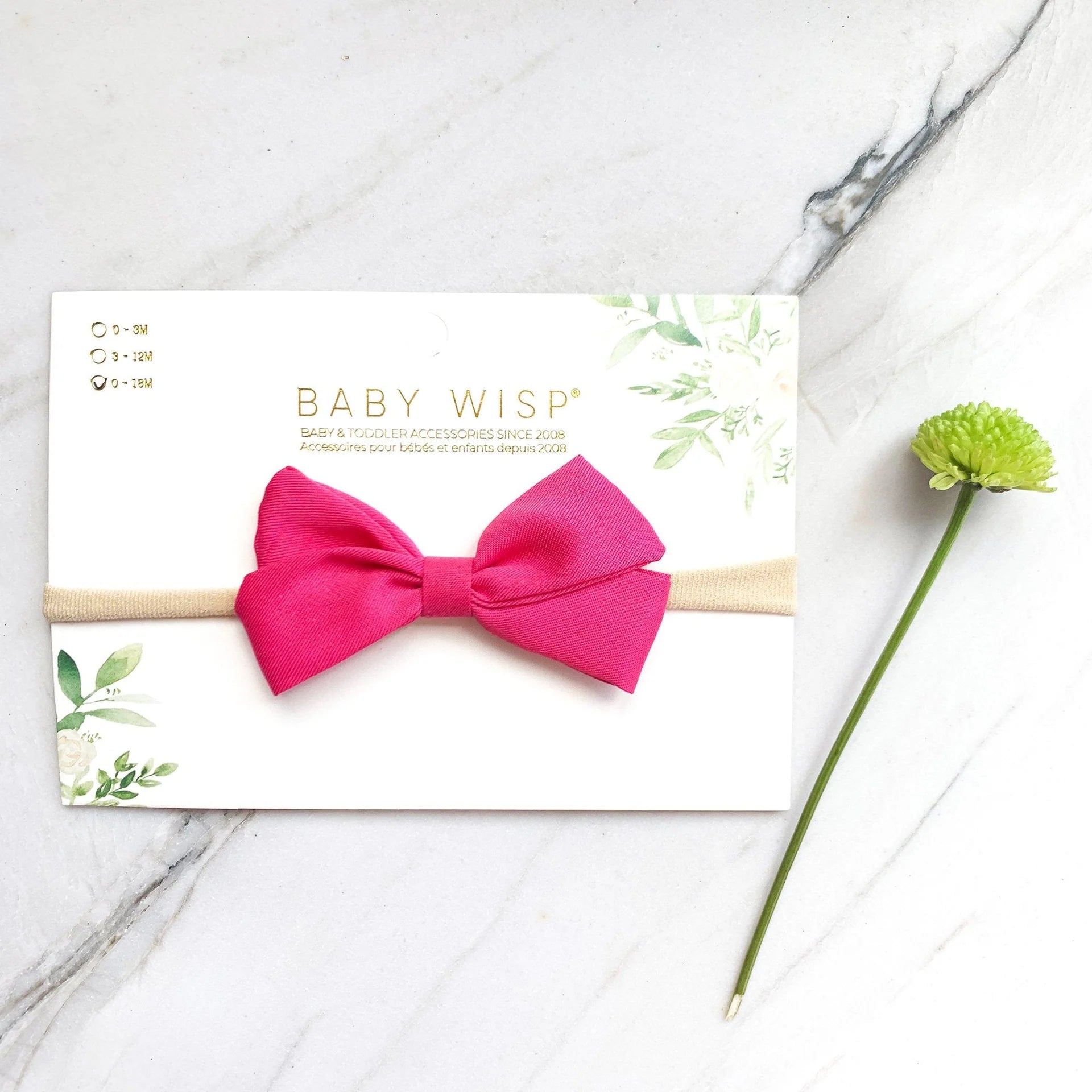 Emma Fabric Baby Bow Infant Headband-Little Sprout