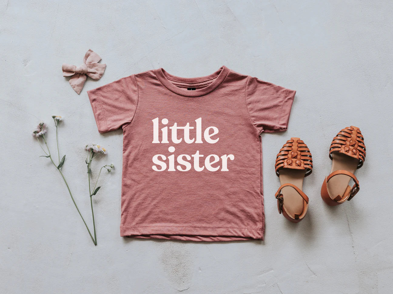 Little Sister Kids Tee-Little Sprout