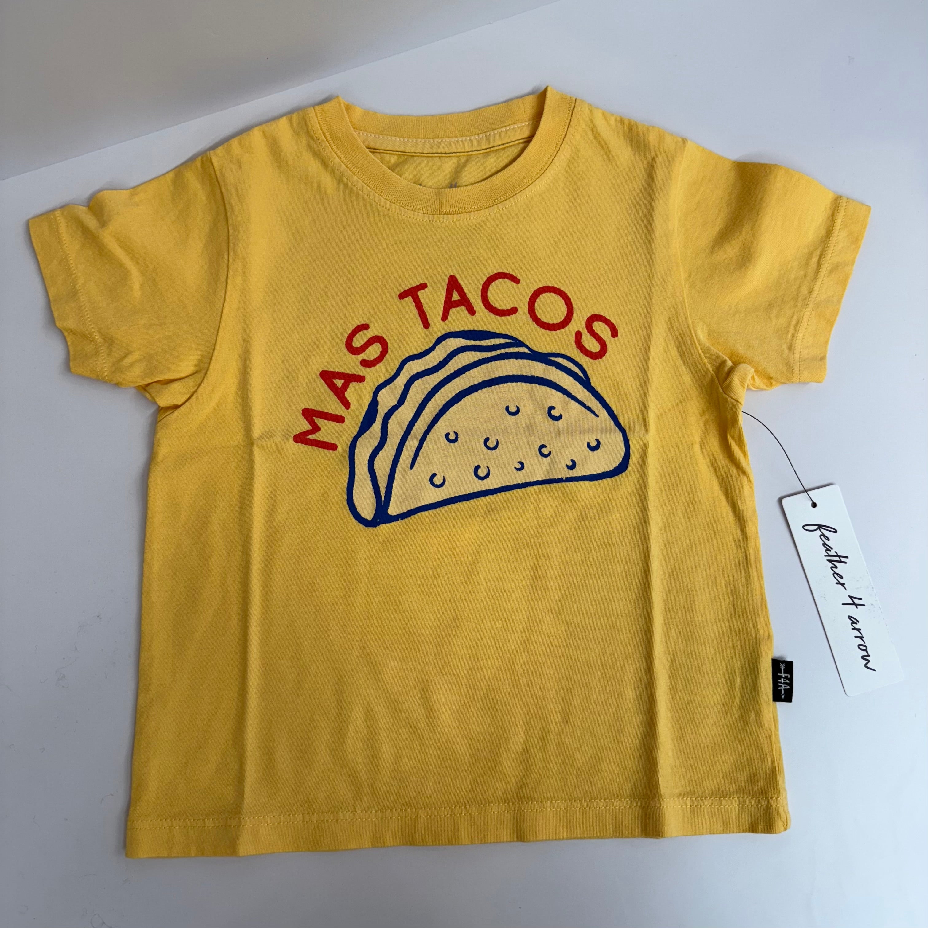 Mas Tacos Vintage Tee - Golden Sun-Little Sprout