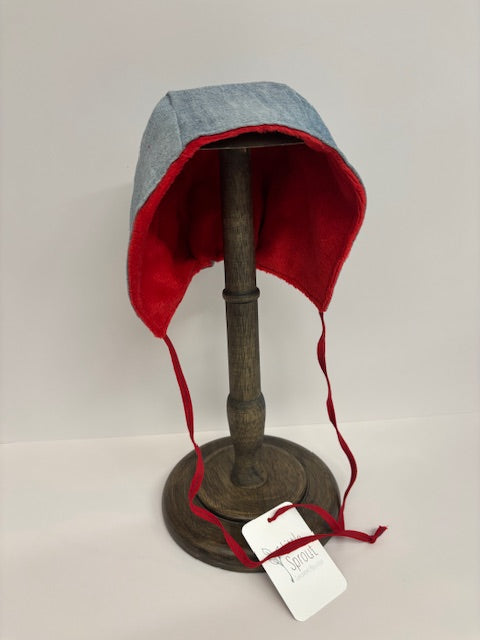 Reversible Baby Bonnet-Little Sprout
