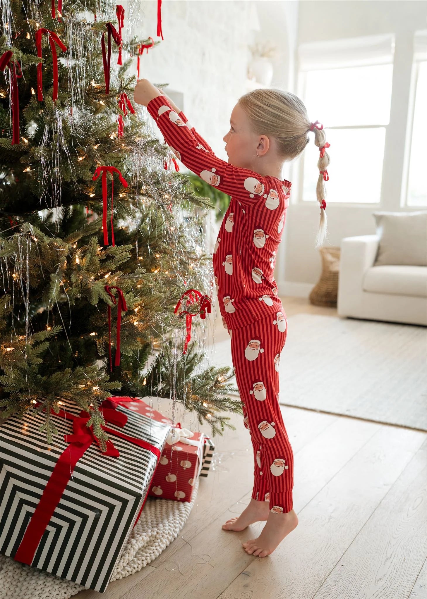 In My Jammers Two Piece Pajama Set Santa Little Sprout