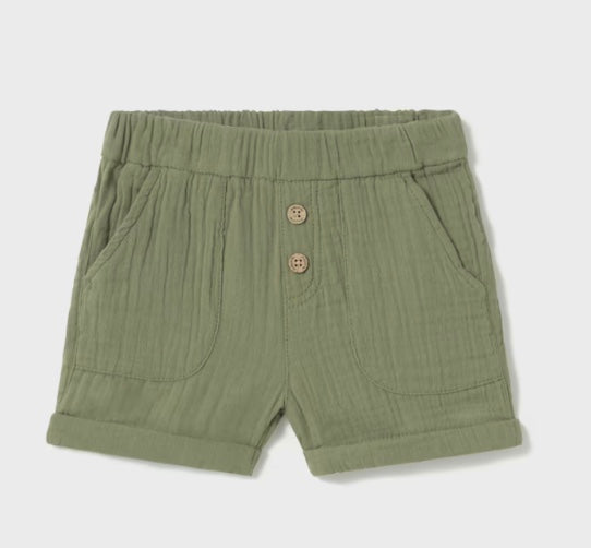 Baby Bambula Shorts - Sage-Little Sprout