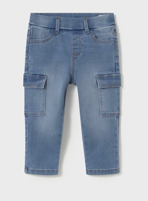 Baby Cargo Jeans - Medium-Little Sprout