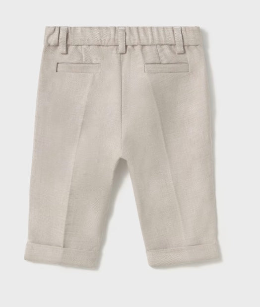 Newborn Dress Pants - Dune-Little Sprout