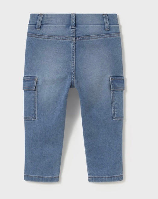 Baby Cargo Jeans - Medium-Little Sprout