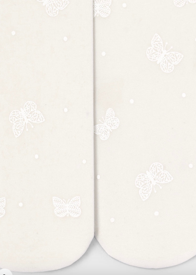 Butterfly Tights - Natural-Little Sprout