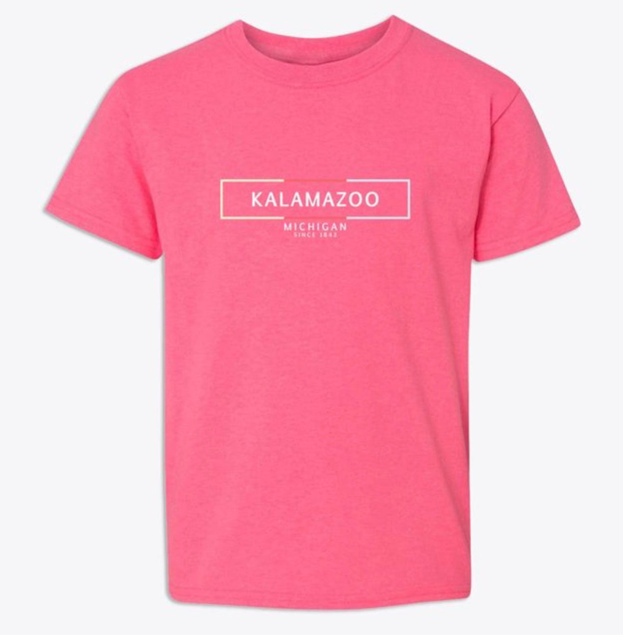 Kalamazoo Michigan Artbox Youth T-Shirt-Little Sprout