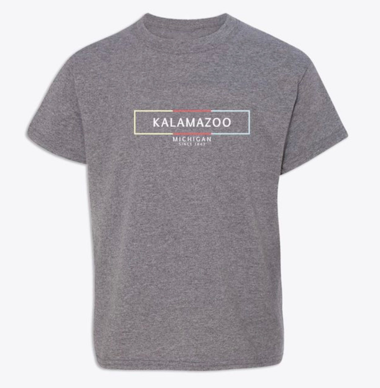 Kalamazoo Michigan Artbox Youth T-Shirt-Little Sprout