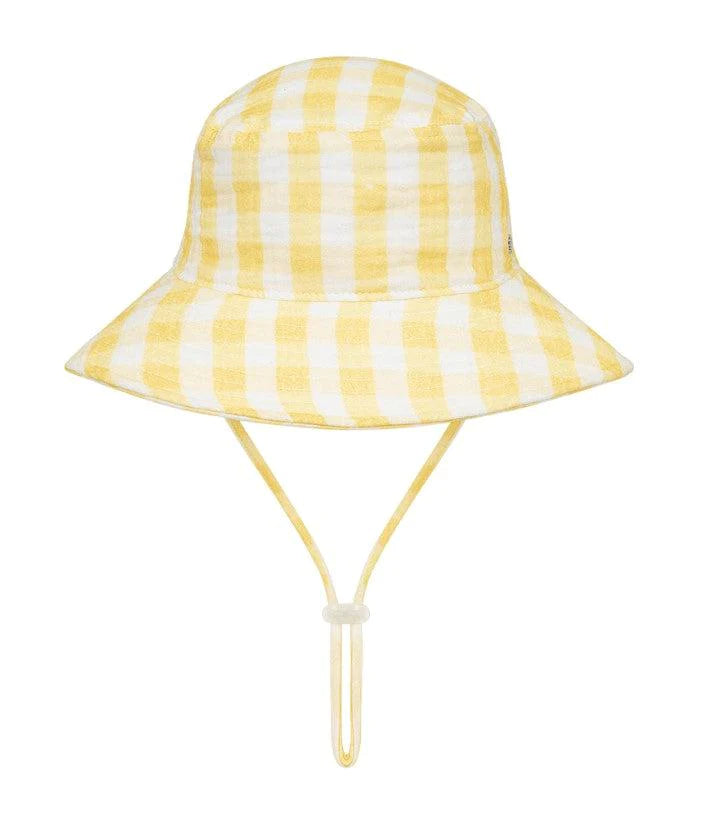 Girls Floppy Hat - Chelsea Lemon-Little Sprout