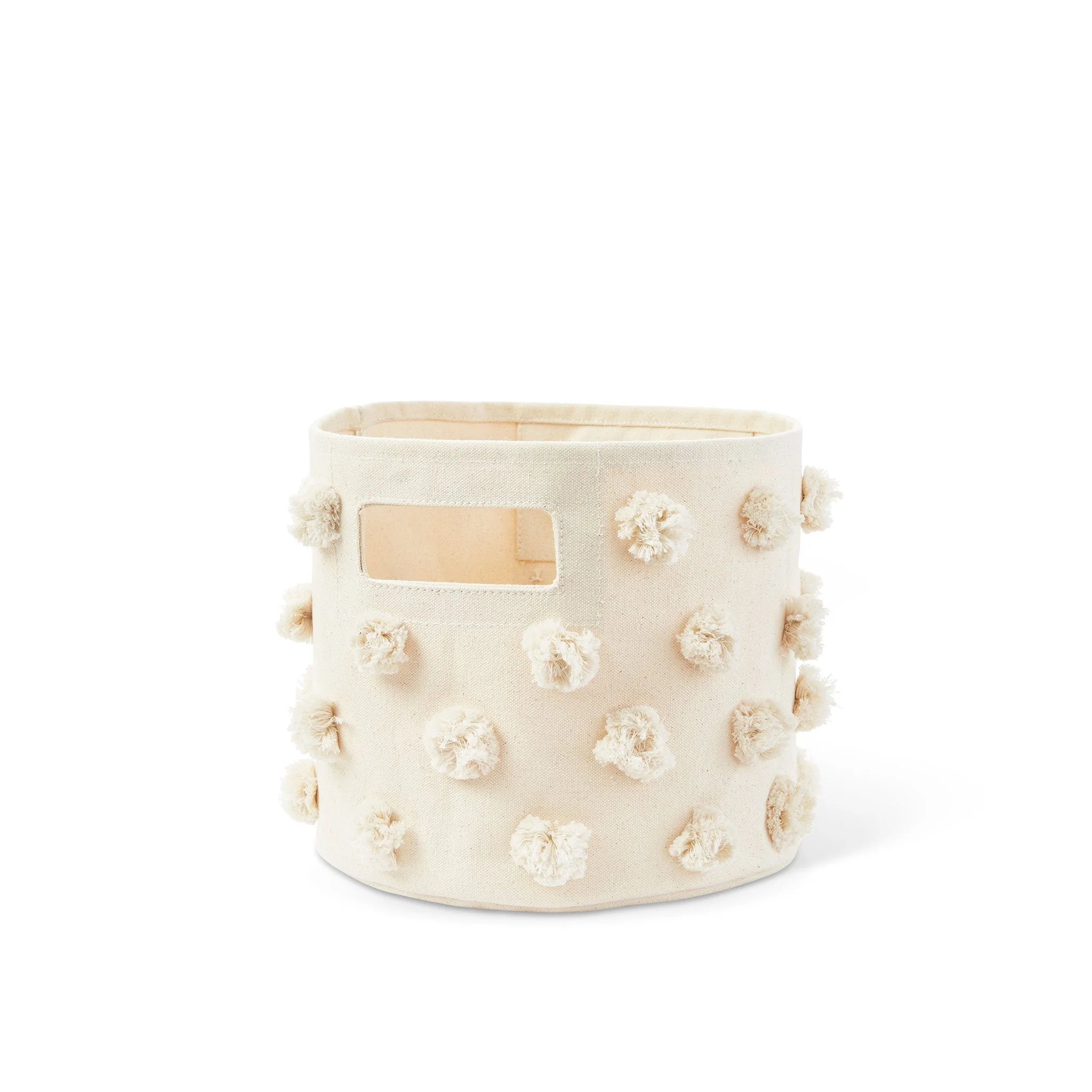 Pom Pom Basket - Pint - Natural