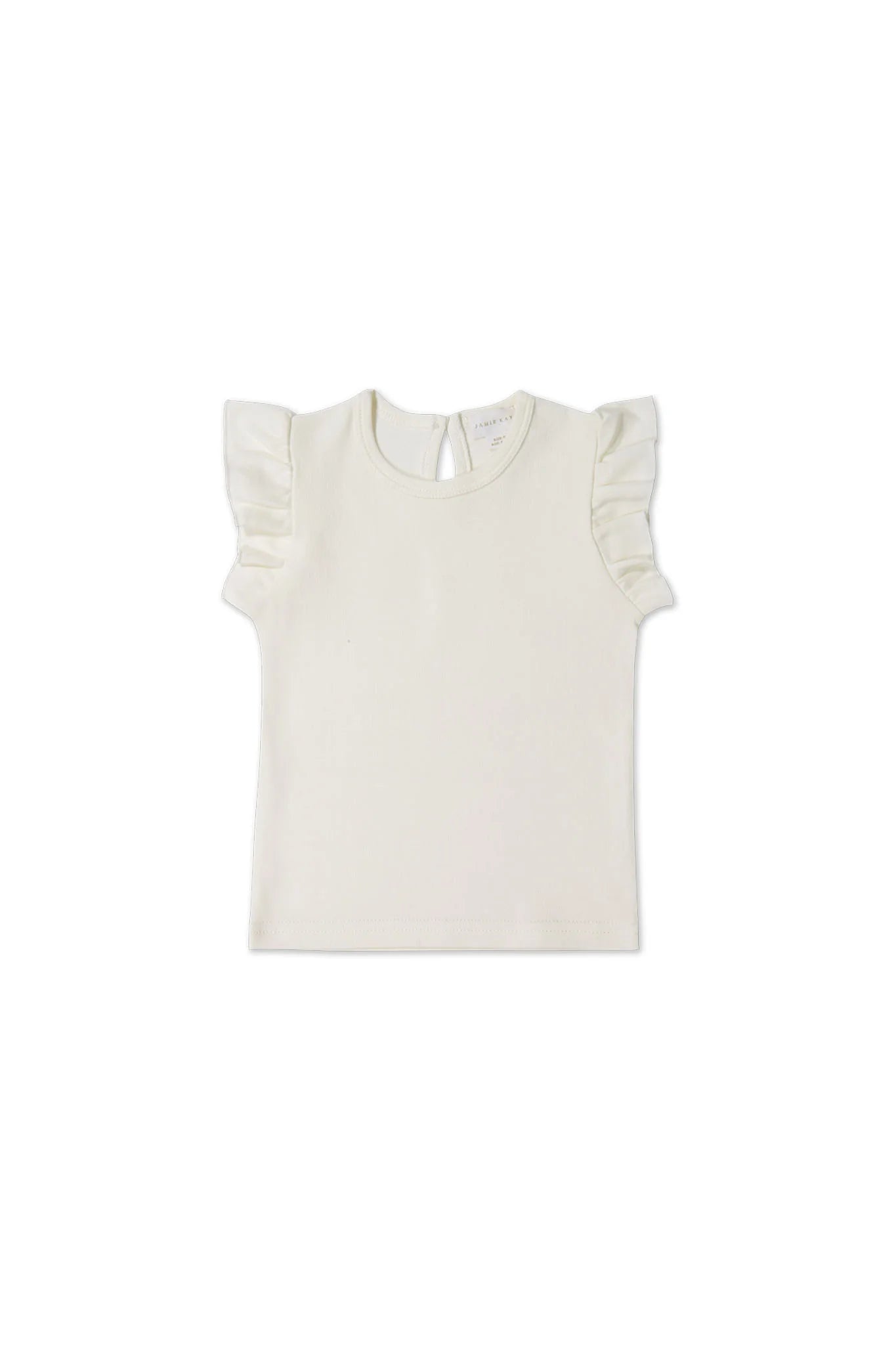 Pima Cotton Lila Baby Top - Parchment-Little Sprout