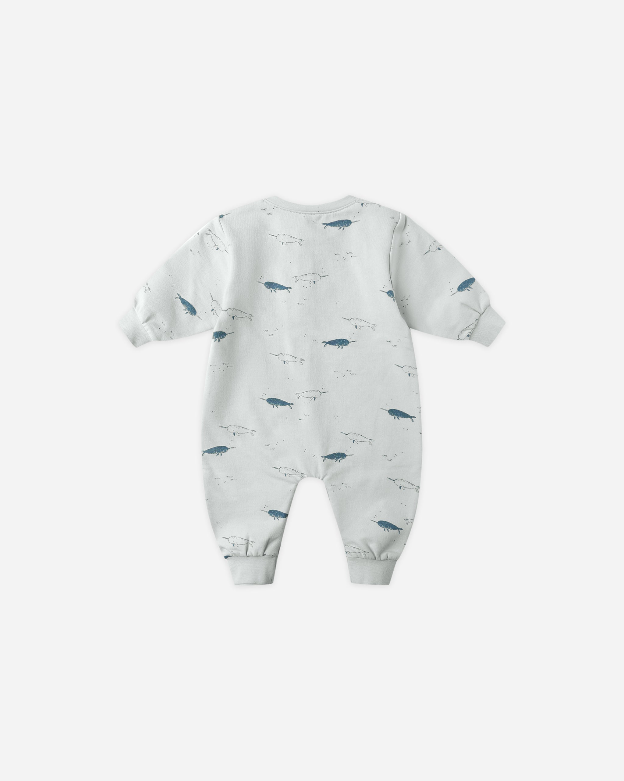 Relaxed Fleece Jumpsuit - Narwhals