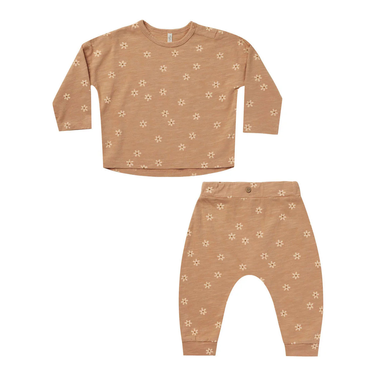 Longsleeve Tee + Pant Set - Petite Daisy-Little Sprout
