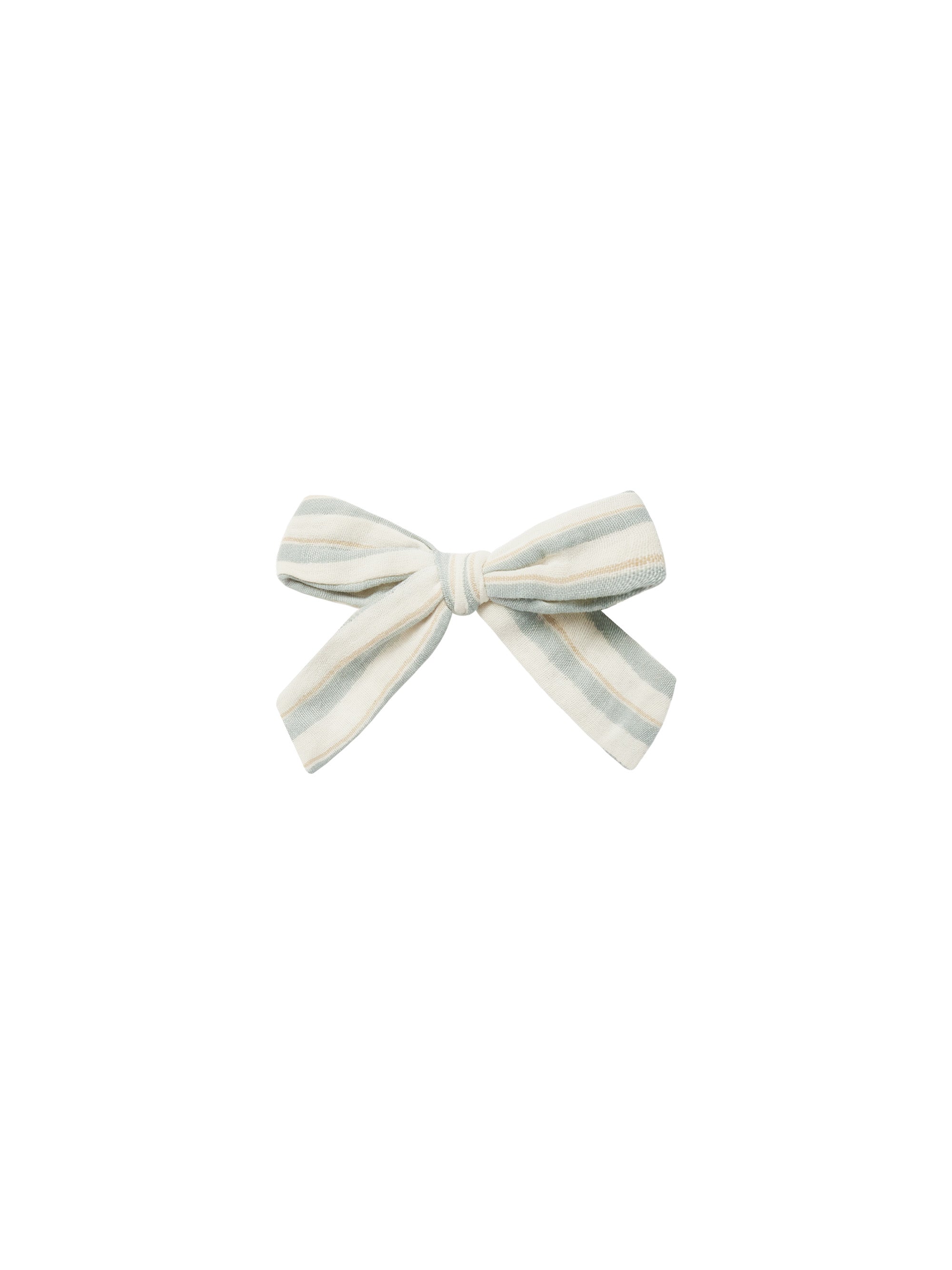 Bow - Ocean Stripe-Little Sprout