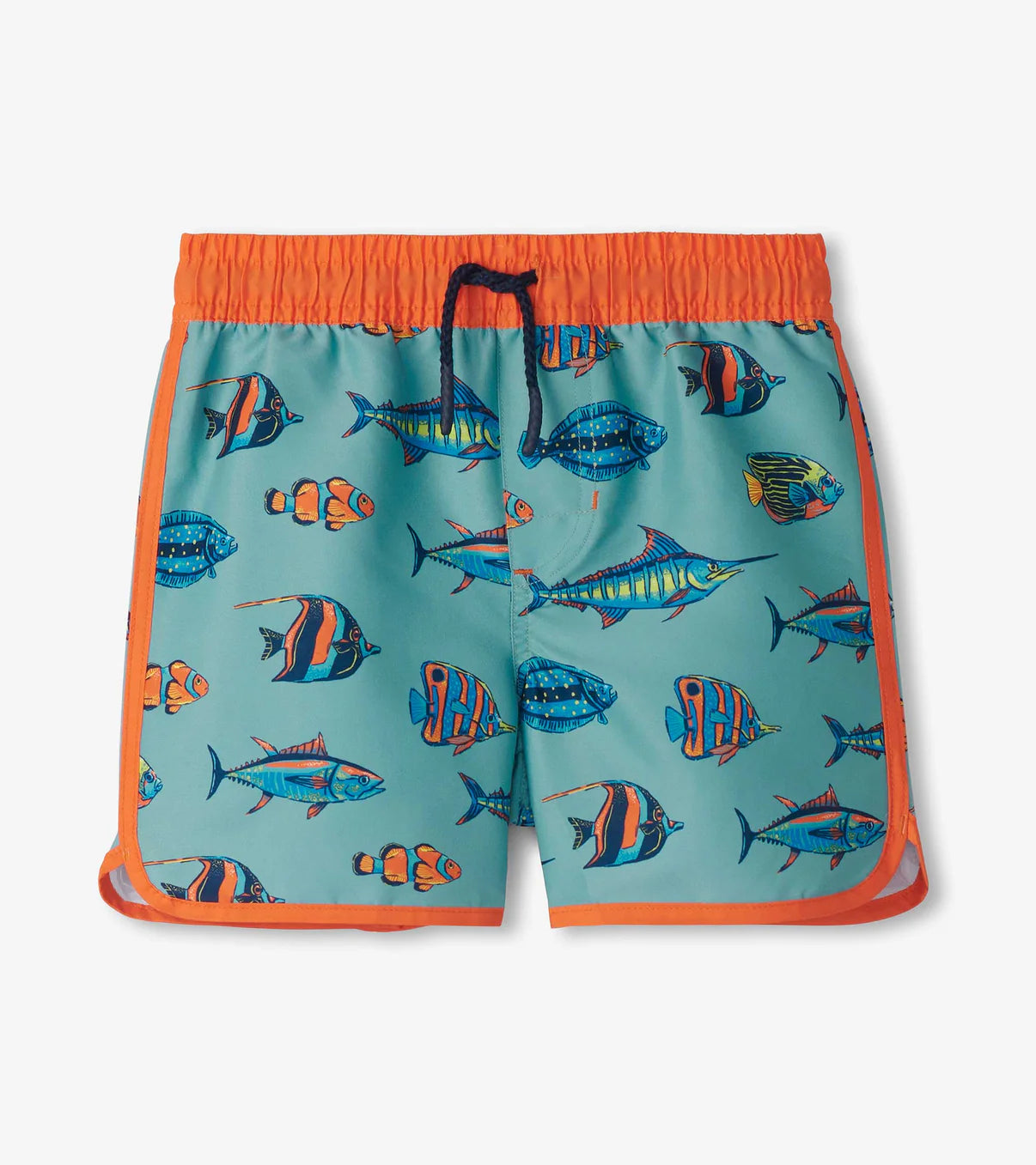 Tropical Fish Swim Shorts-Little Sprout