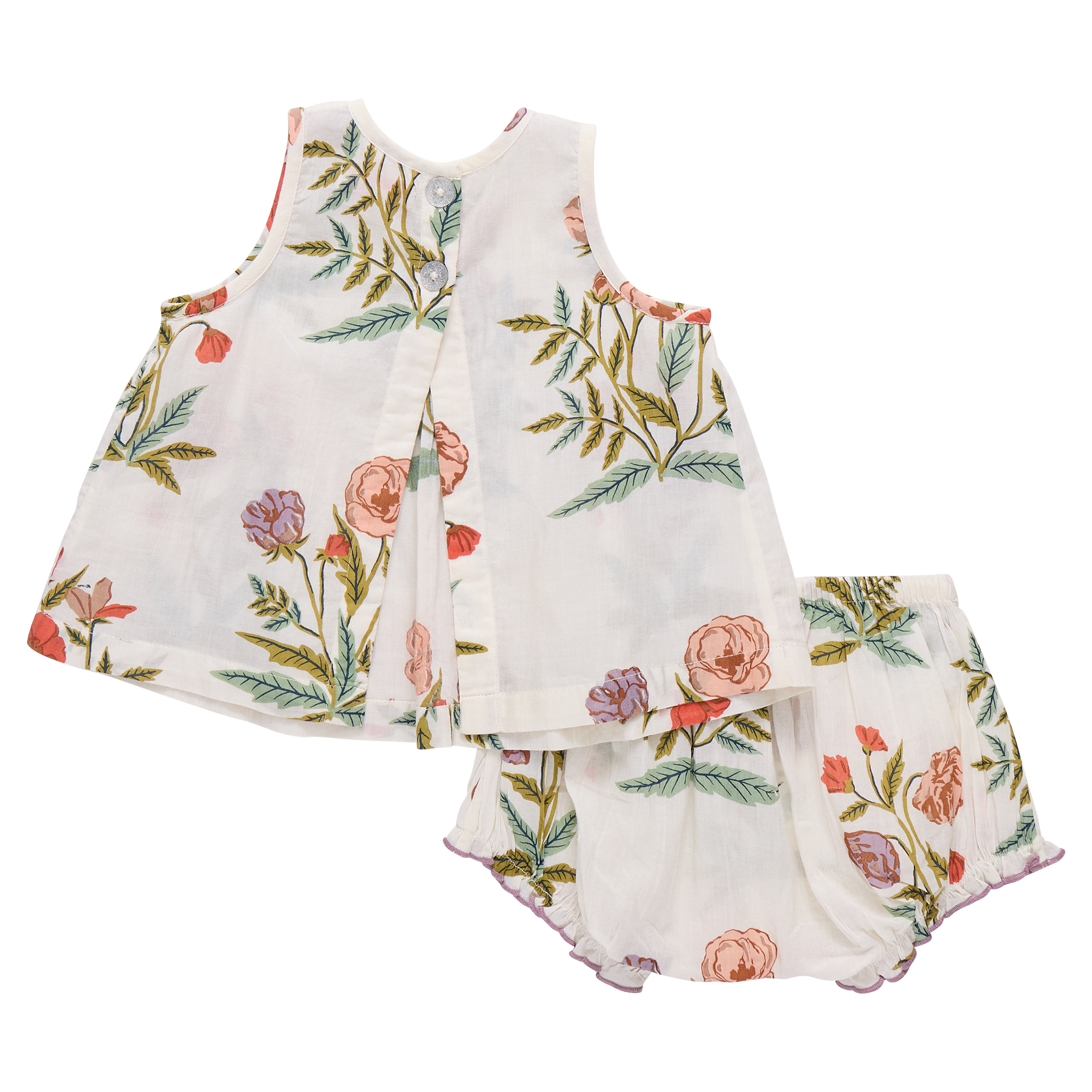 Baby Girls Jaipur 2-PC Set-Rosewick Poppy