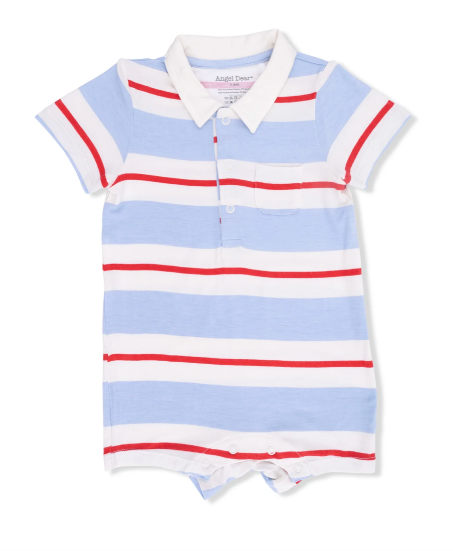 Angel Dear Preppy Rugby Polo Shortie Little Sprout