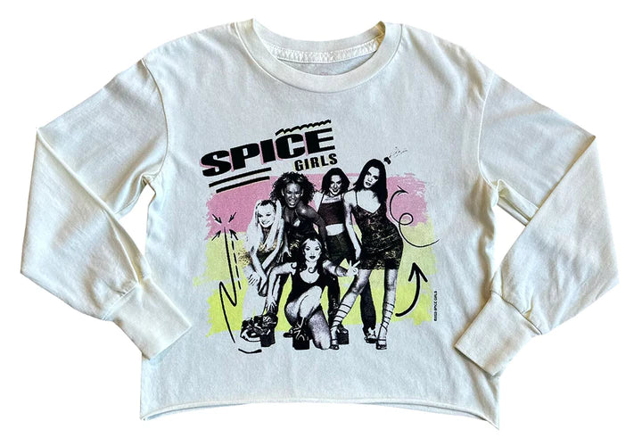 Spice Girls Organic Not Quite Cropped Tee-Little Sprout