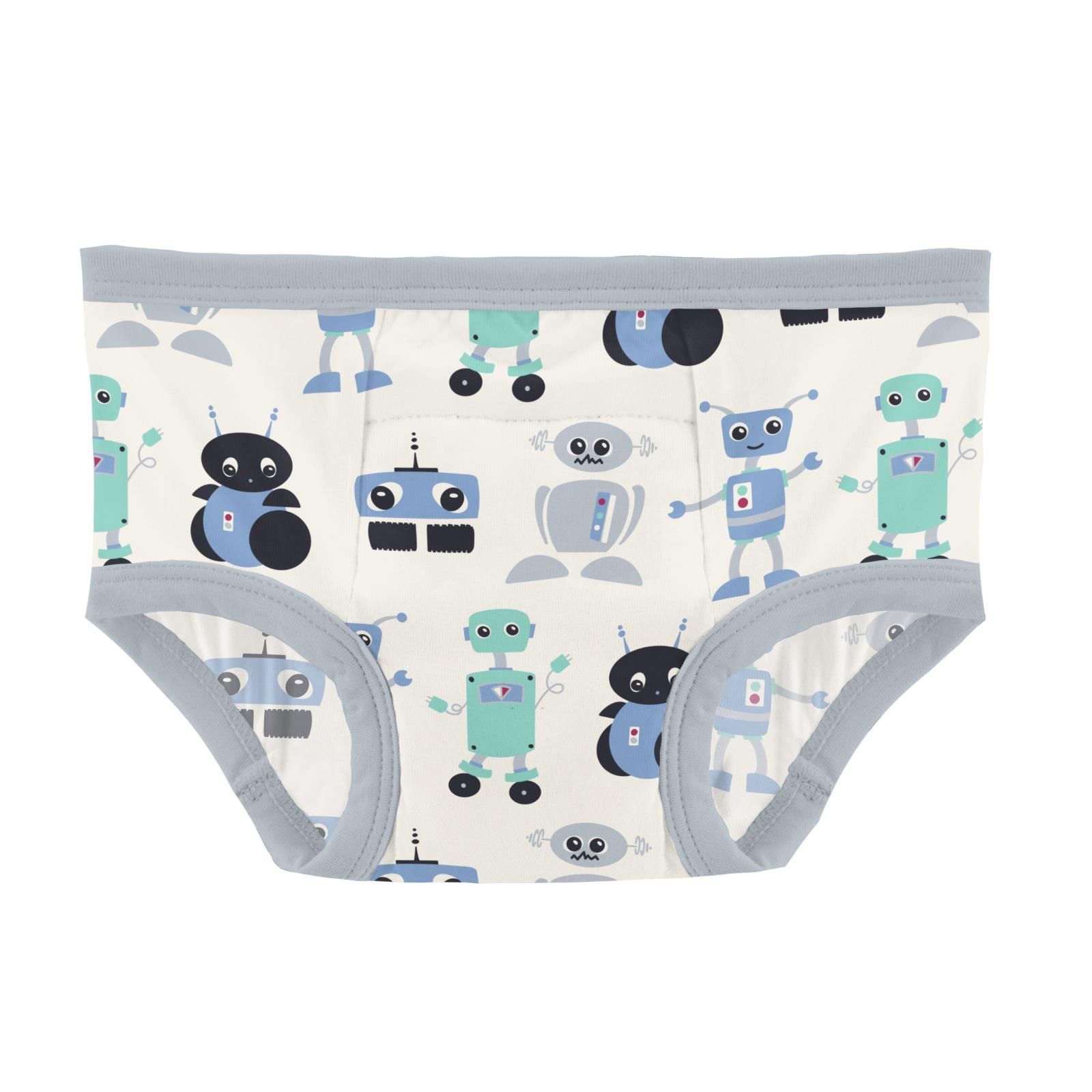 Print Training Pants - Natural Robots-Little Sprout