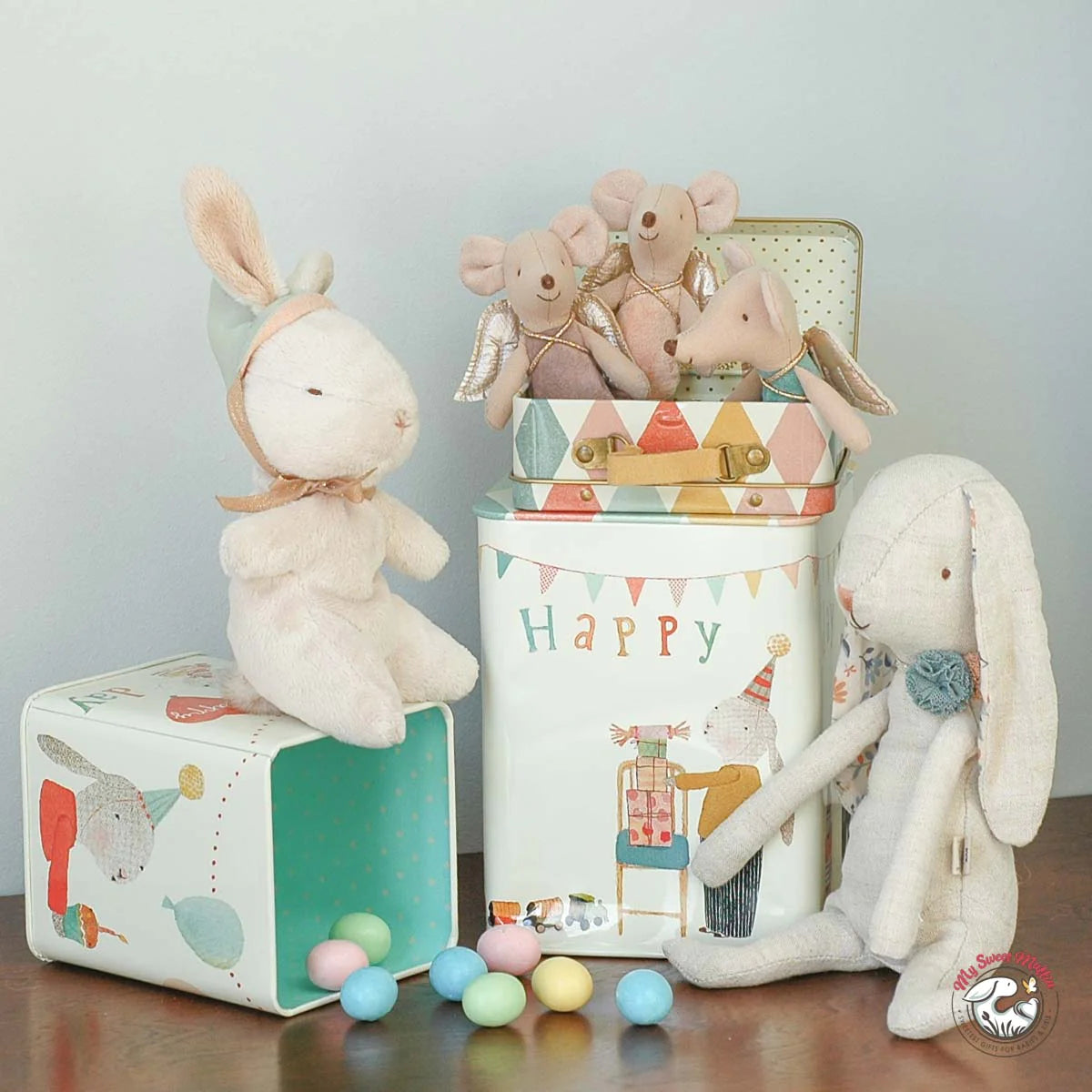 Happy Day Bunny In Box-Little Sprout