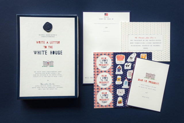 White House Letter Writing Kit-Little Sprout
