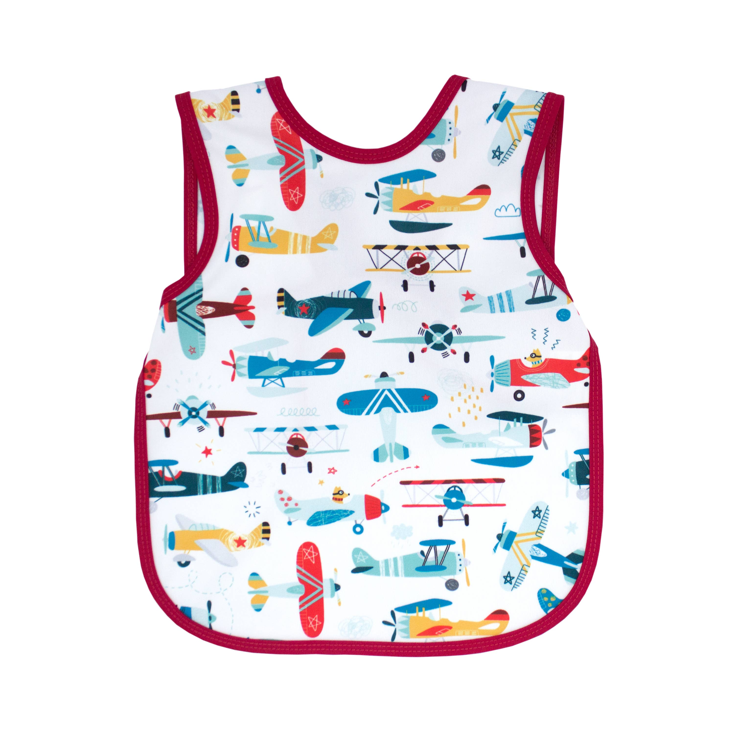 Retro Airplanes Bapron: Toddler (6m-3T)-Little Sprout