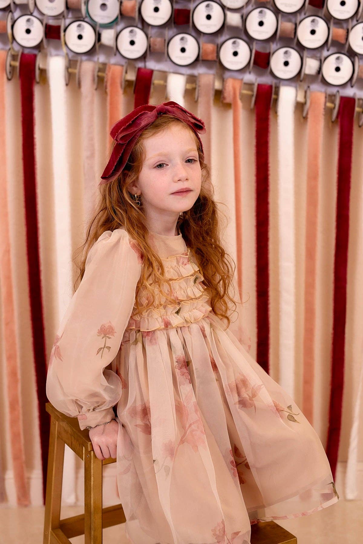 Primrose Bow Headband - Mushroom Taupe (Handmade in the USA!): Mushroom Taupe-Little Sprout