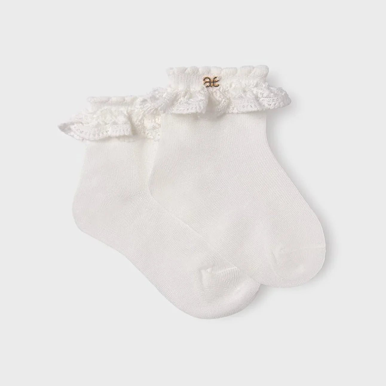 Lace Socks - Cream-Little Sprout