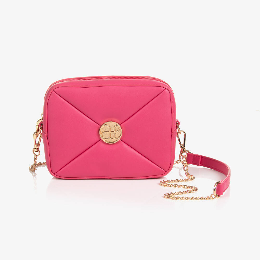 Padded Handbag - Fuchsia-Little Sprout