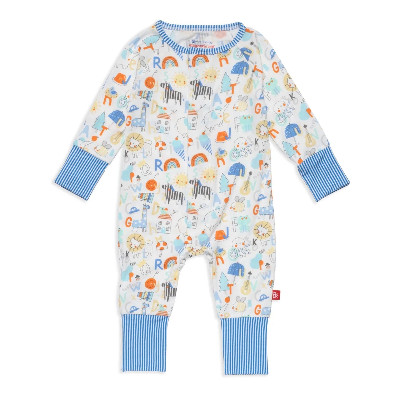Alpha Pop Modal Grow with Me Convertible Coverall-Little Sprout