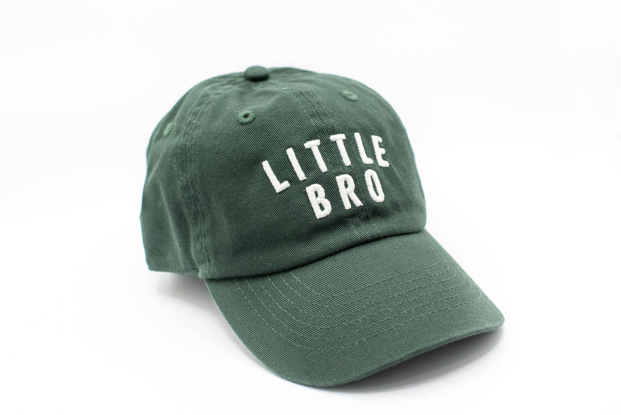 Hunter Green Little Bro Hat: Baby-Little Sprout