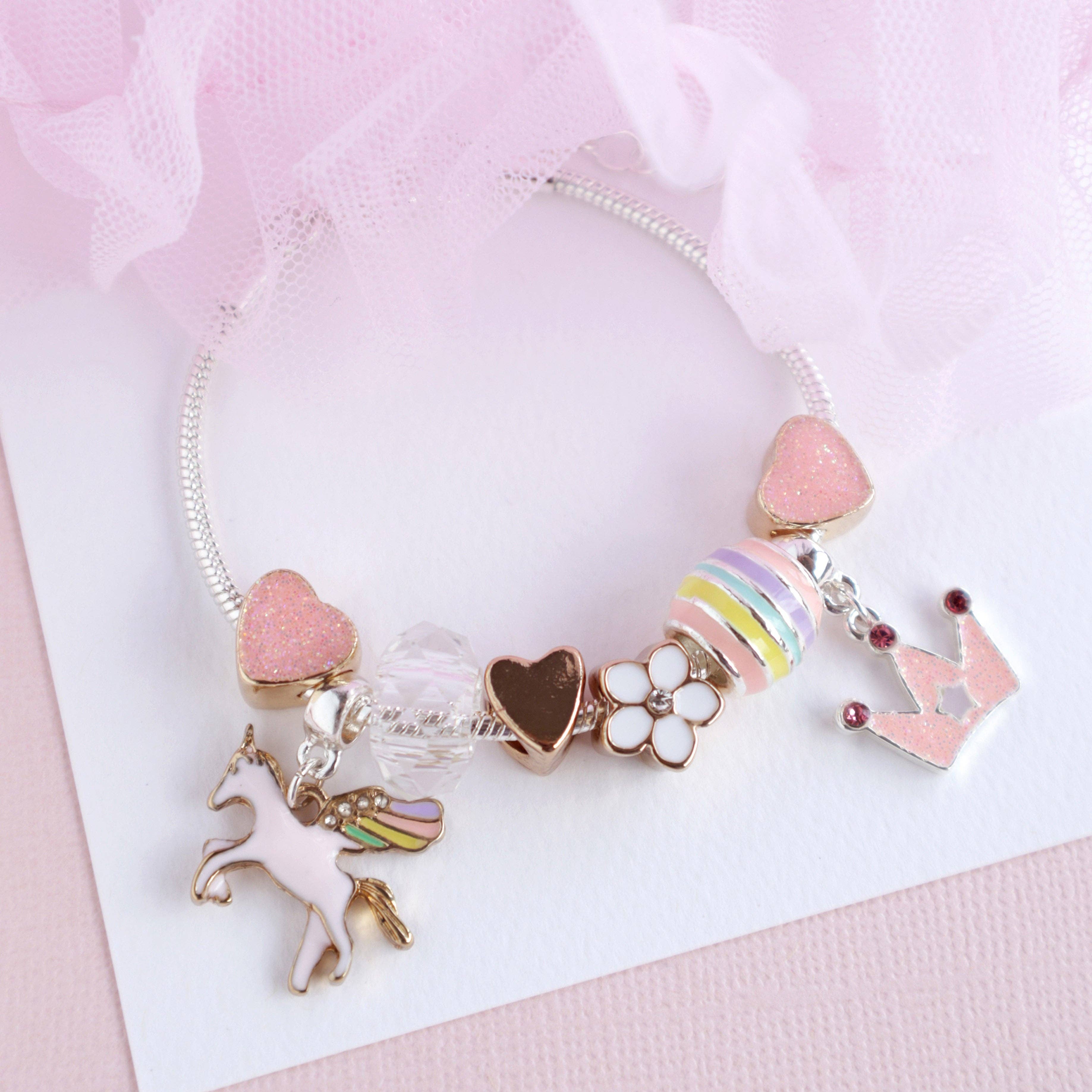 Celestial Unicorn Charm Bracelet-Little Sprout