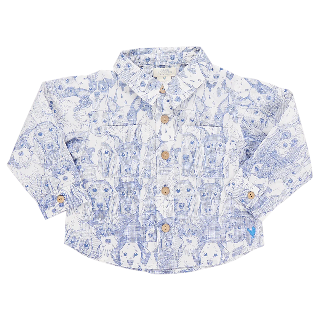 Baby Boys Jack Shirt - Dogs A Plenty-Little Sprout