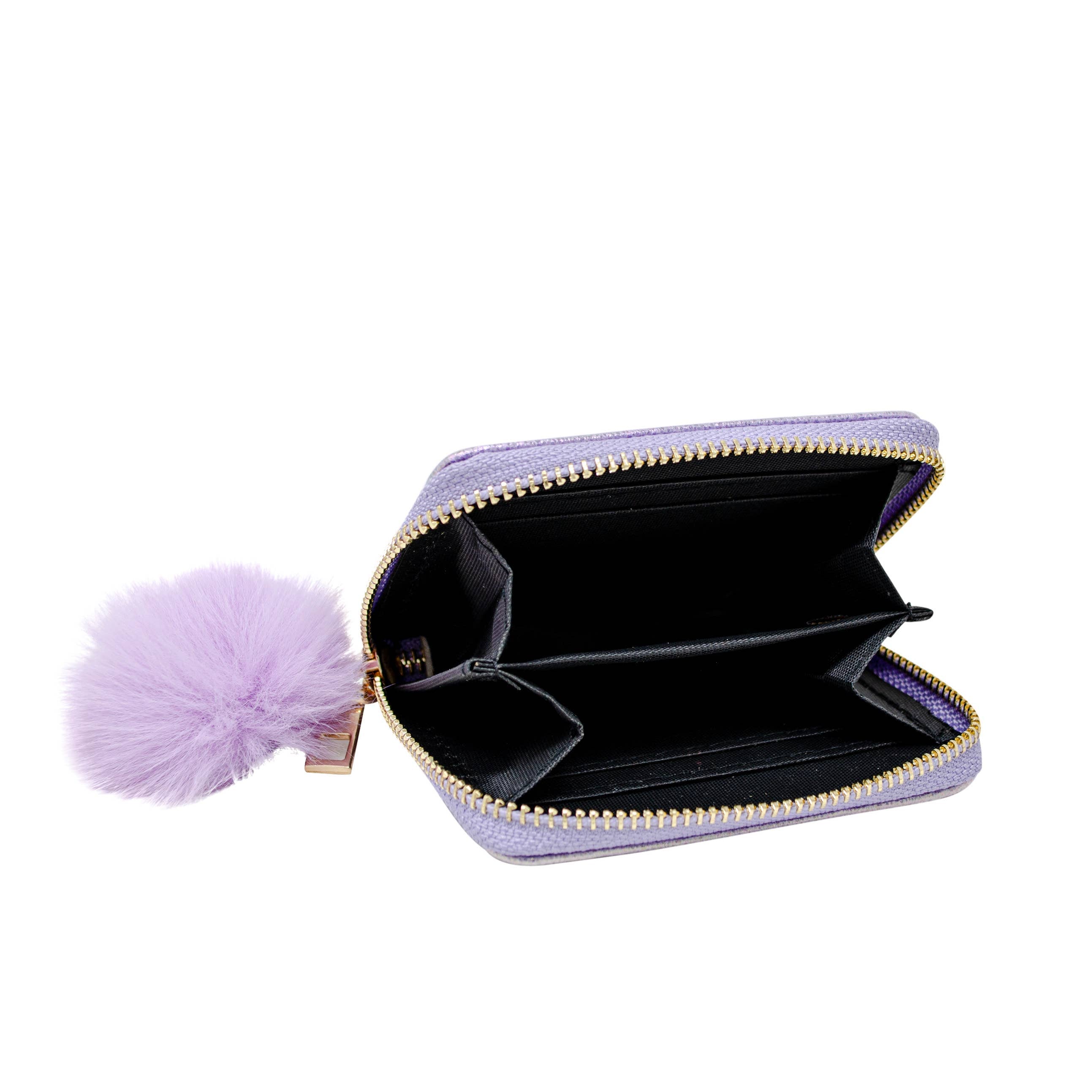 Checker Canvas Wallet: Pink-Little Sprout