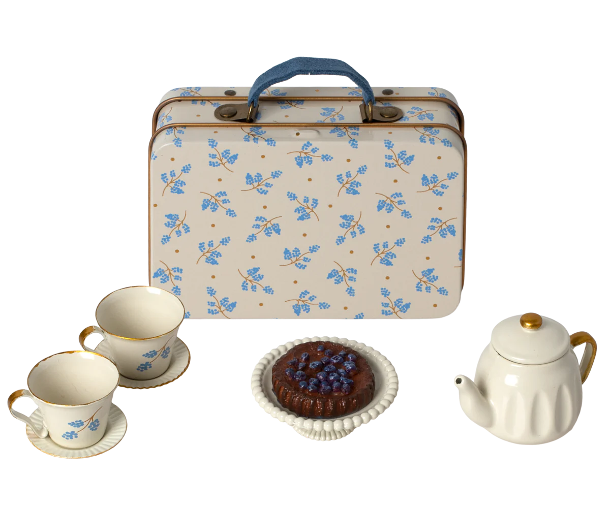 Afternoon Treat, Mouse - Blue Madeleine-Little Sprout