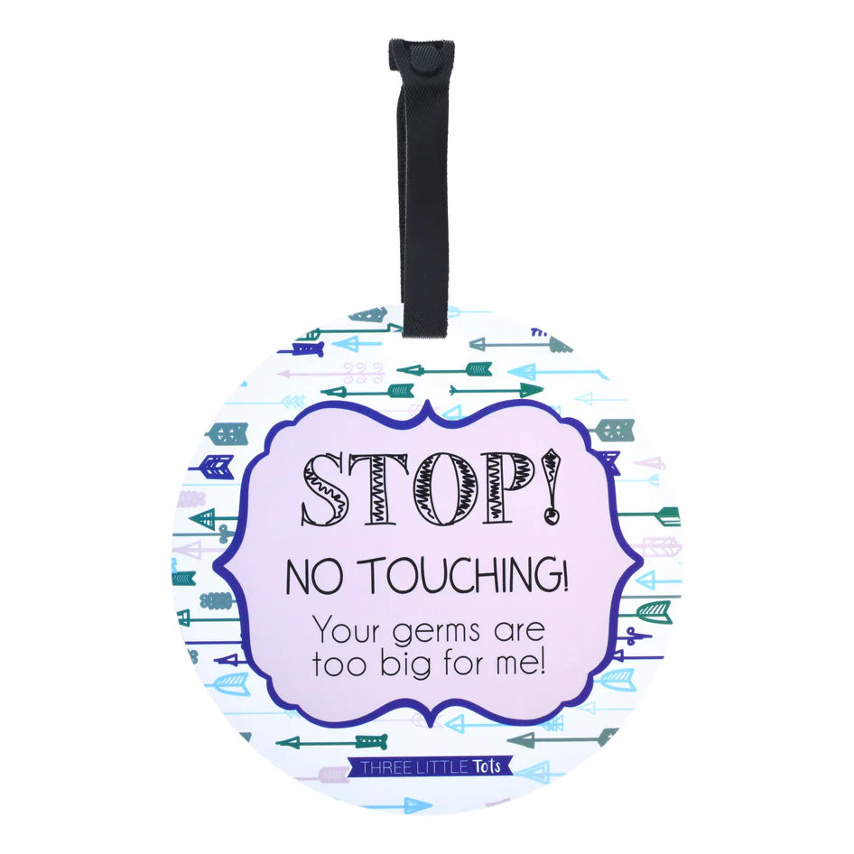 No Touching Car Seat & Stroller Tag-Little Sprout