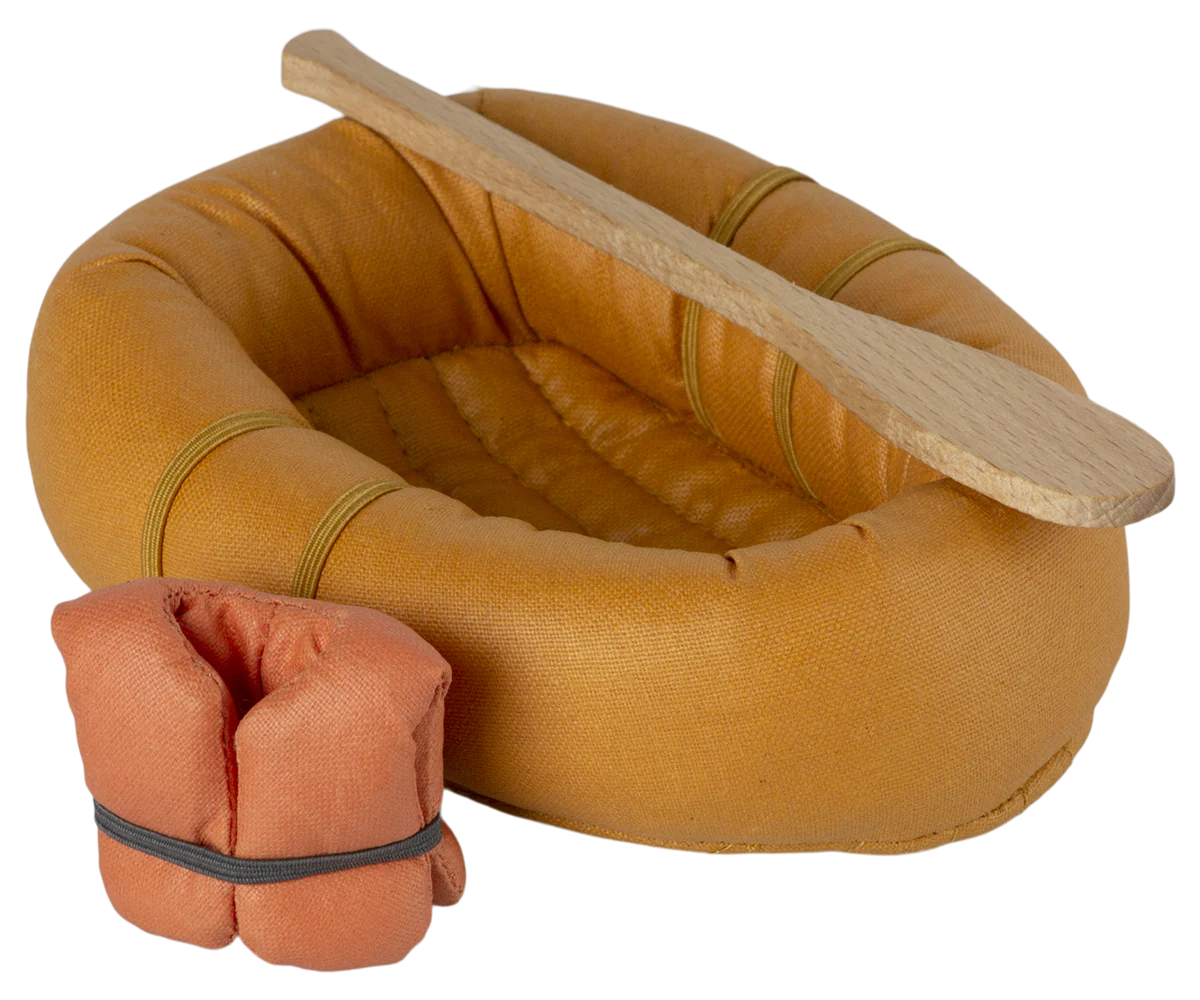 Rubber Boat, Mouse - Dusty Yellow-Little Sprout