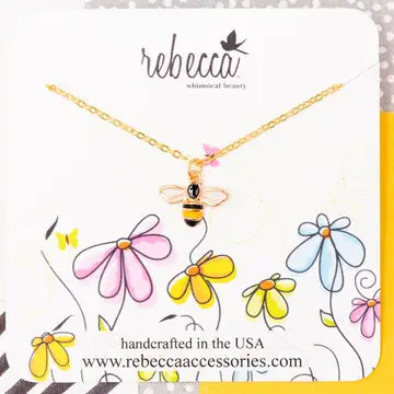 Bumble Bee Necklace-Little Sprout