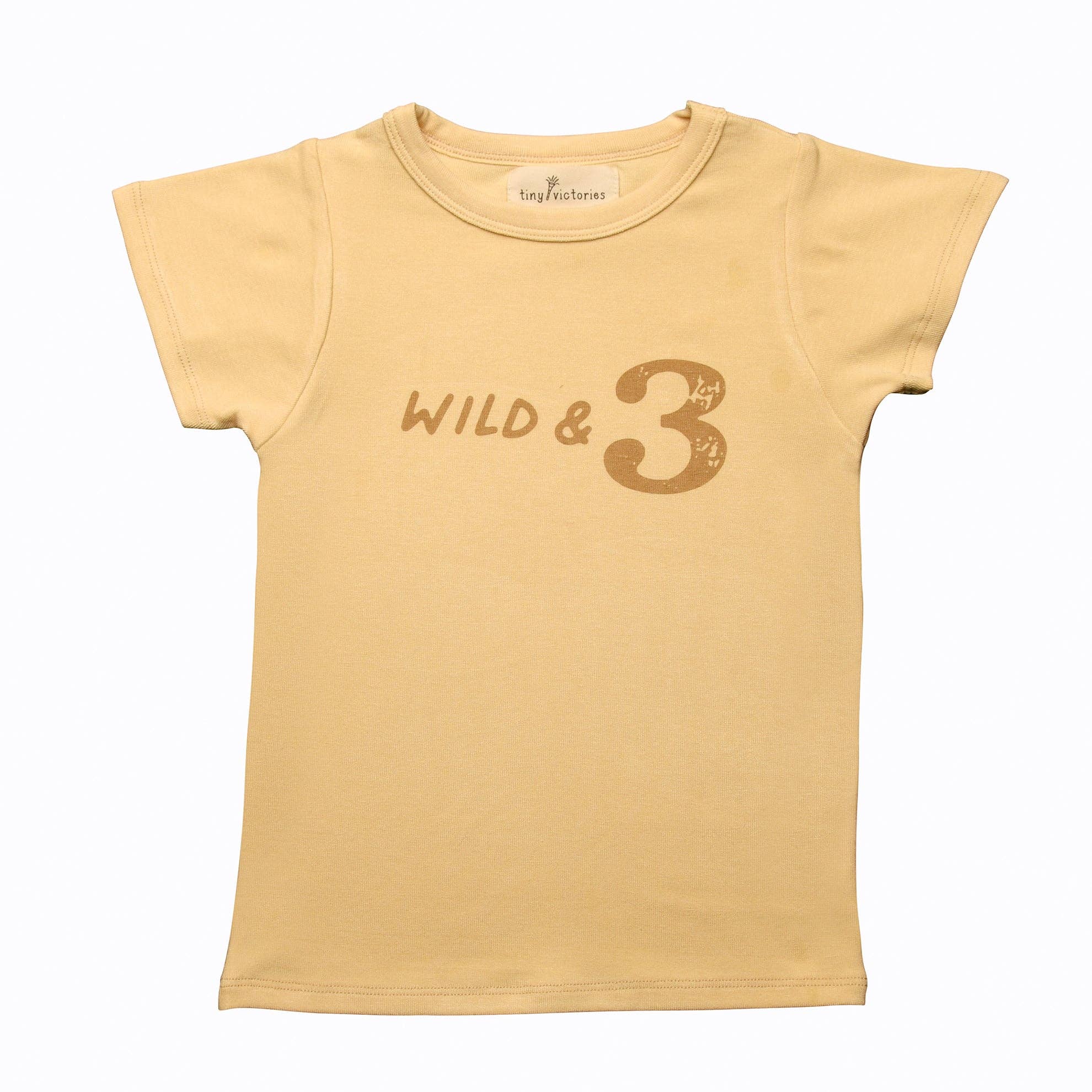 Tiny Victories Wild and Three Tee - Little Sprout