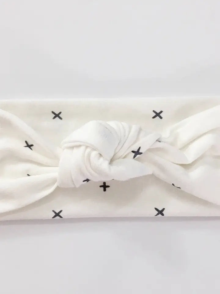X+ Top Knot Headband 0-6M-Little Sprout