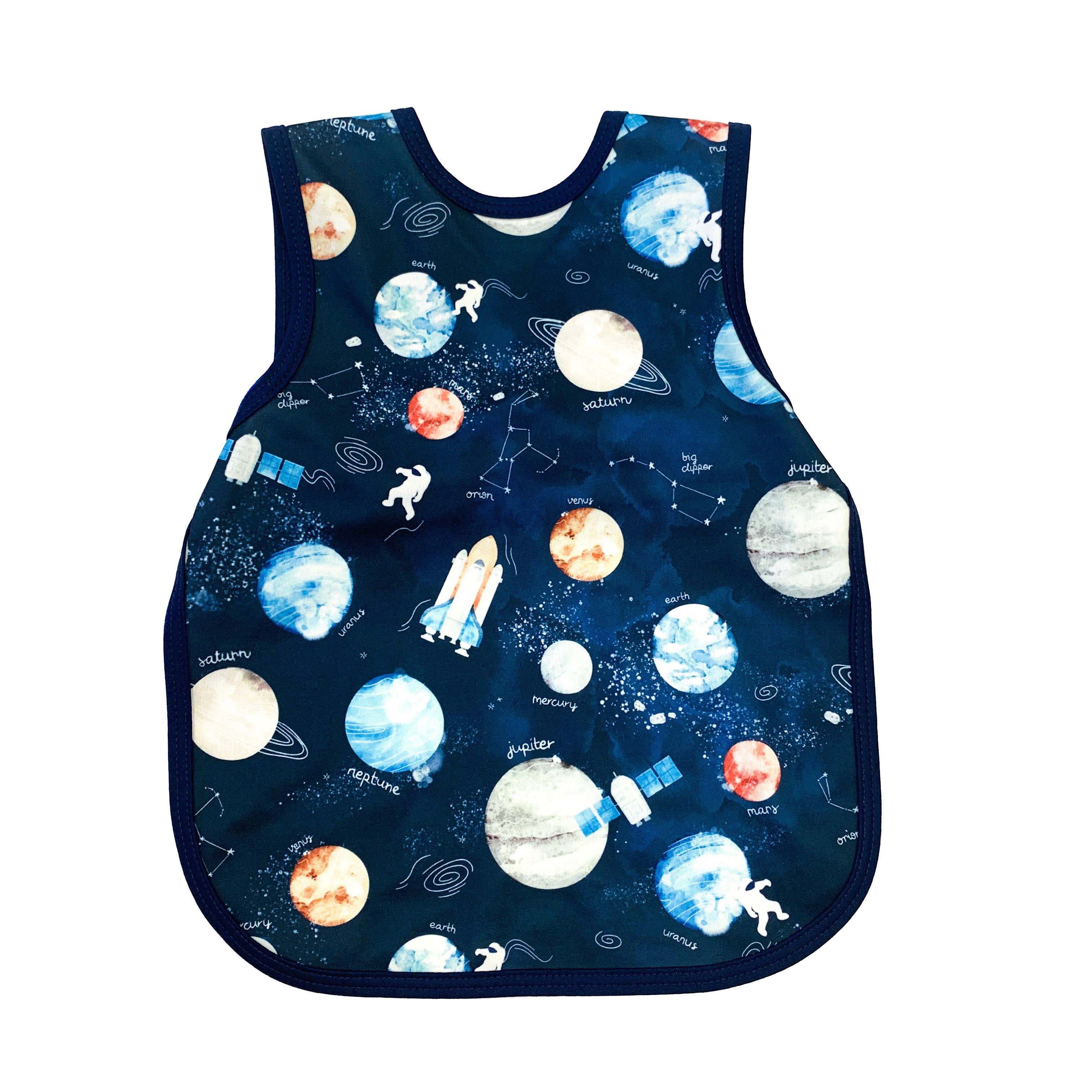 Outer Space Bapron: Toddler (6m-3T)