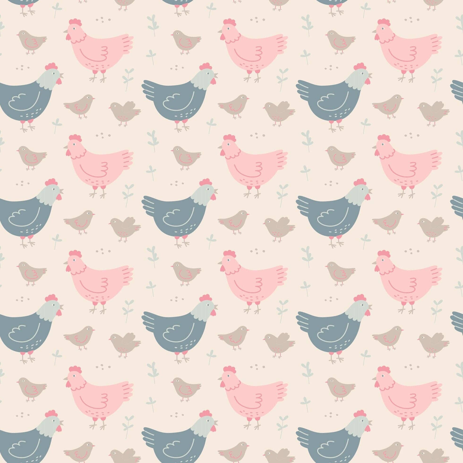 Big Kid Pajama - Happy Hens: Happy Hens / Girl / 4 Years-Little Sprout