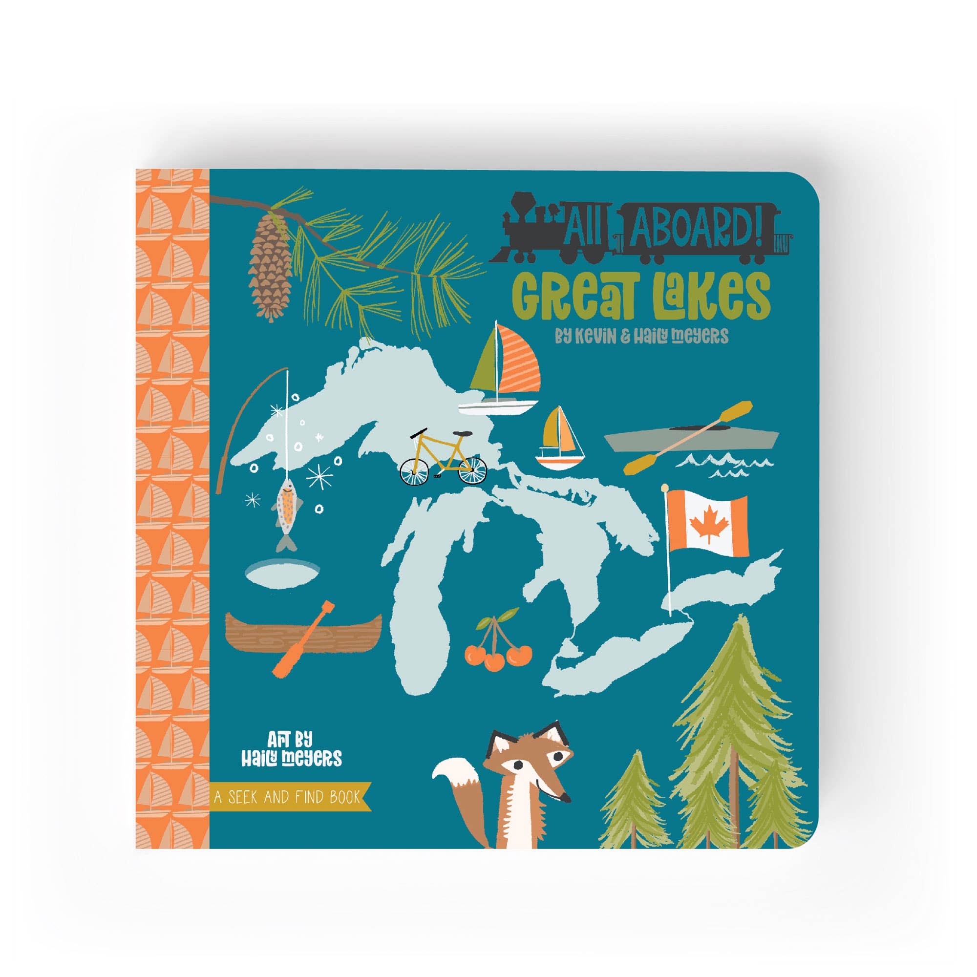 All Aboard Great Lakes: A Seek and Find Book-Little Sprout