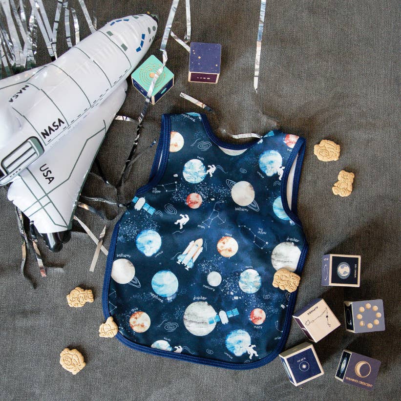 Outer Space Bapron: Toddler (6m-3T)