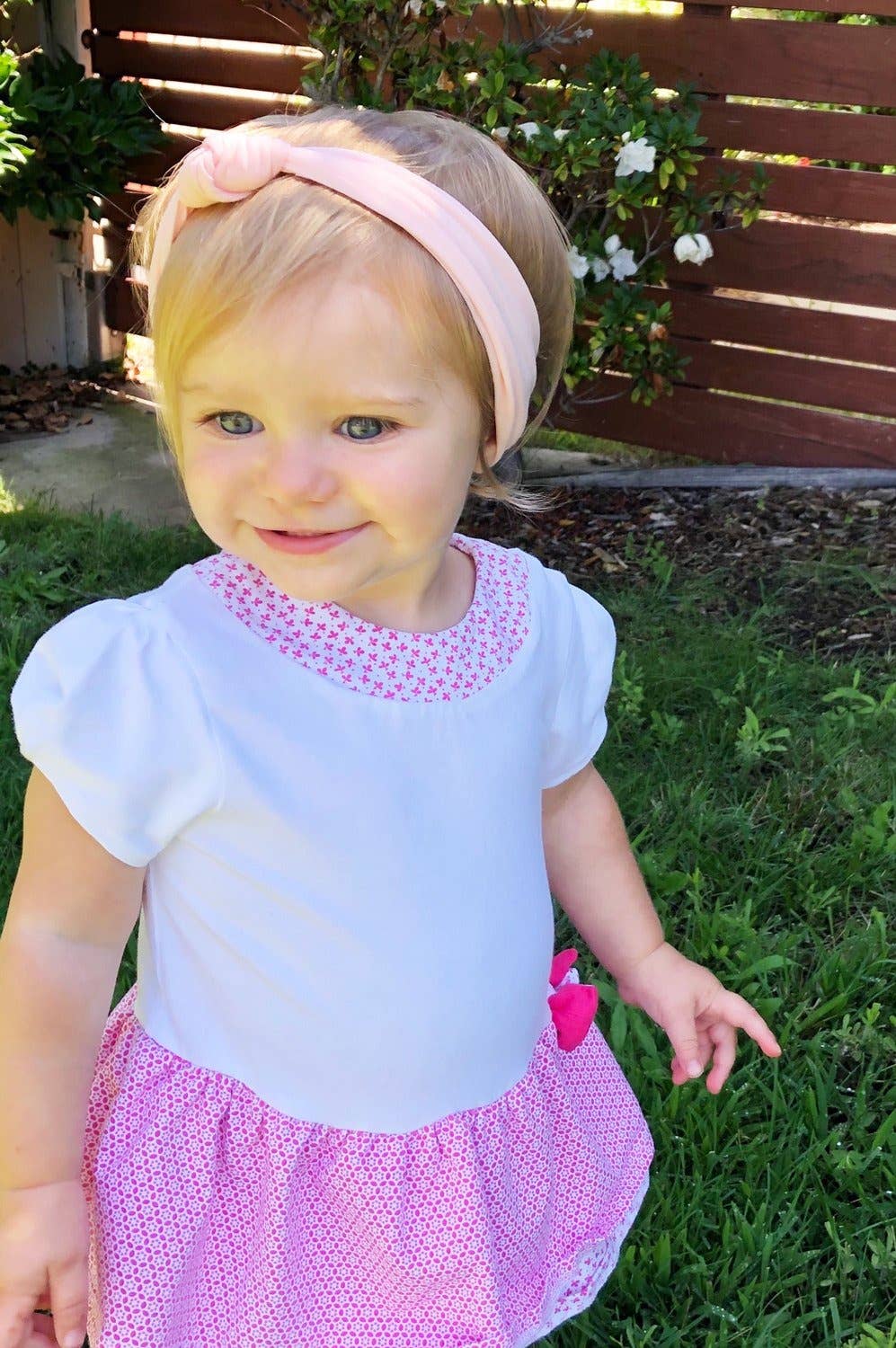 Nylon Knotted Turban Knots Baby Infant Headband: Midnight Mauve-Little Sprout