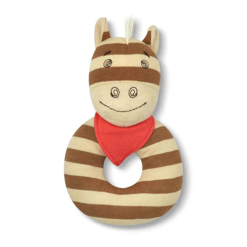 Farm Buddies Teething Rattle-Little Sprout