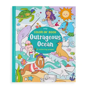 Color-In Book - Ocean-Little Sprout
