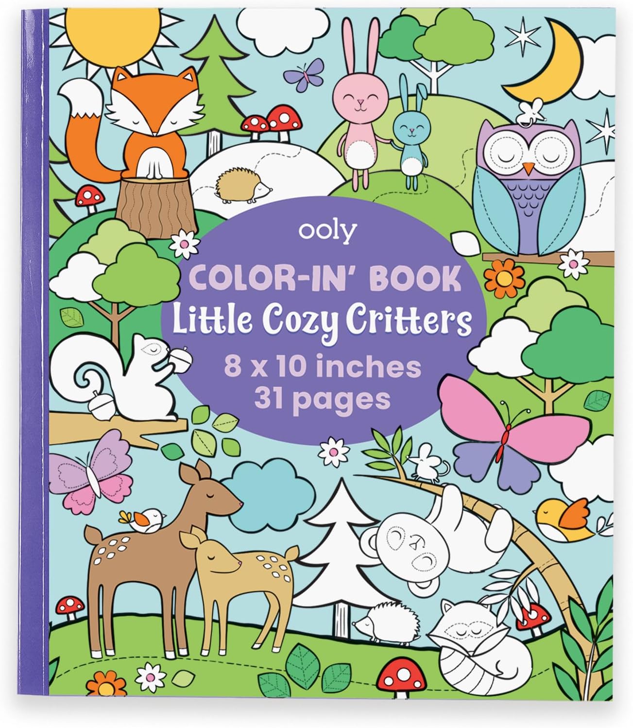 Color-In Book - Cozy Critter-Little Sprout